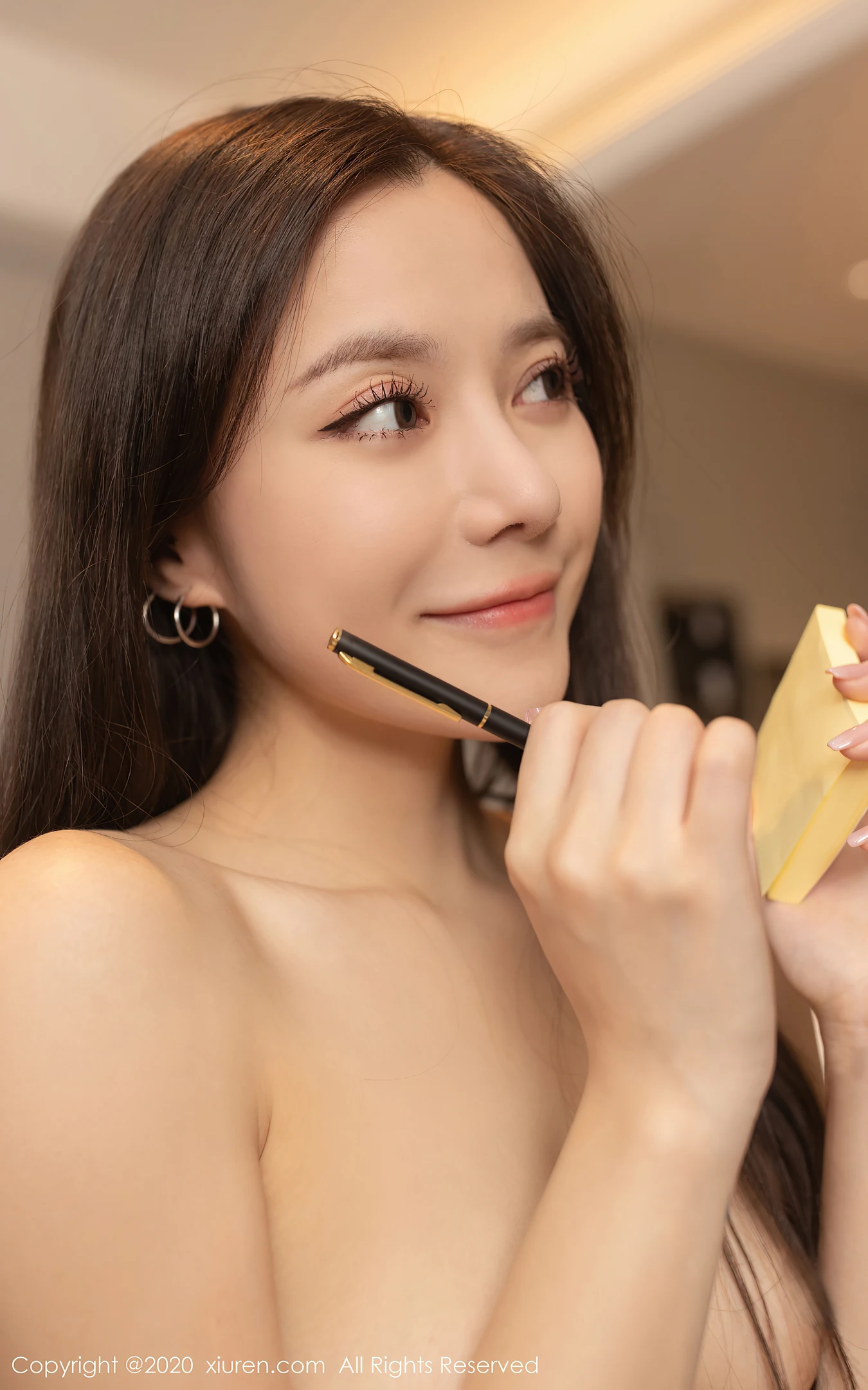[XiuRen秀人网]No.2904_嫩模鱼子酱便利贴游戏主题私房半脱蕾丝内衣露豪乳极致诱惑写真66P-秀人网 - XiuRen.Space